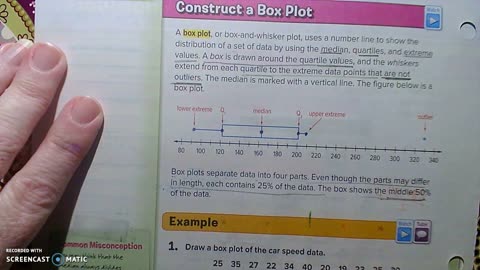 Gr 6 - Ch 12 - Lesson 3 - PART 1 - Box Plots