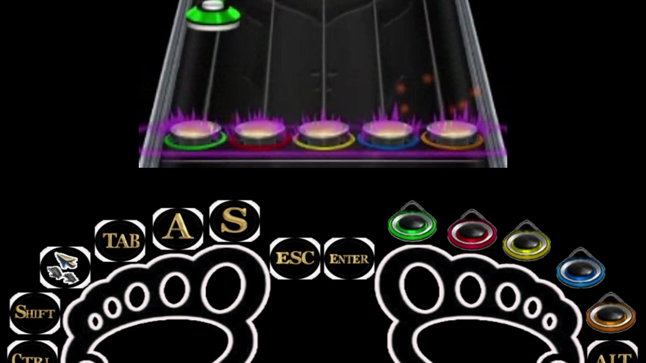 Guitar Hero II 👣 Clone Hero 👣Foot Exercise 👣 足部运动 👣 발 운동 👣 упражнение на ногу 👣 (34)