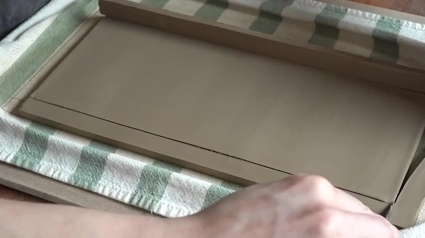 The Making Of Rectangular Clay