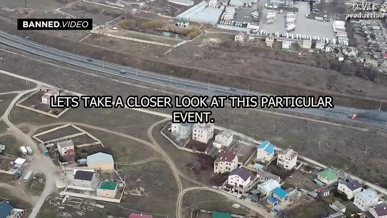 Drone Footage Shows Battle In Kherson Ukraine: First Day of Russian Operation