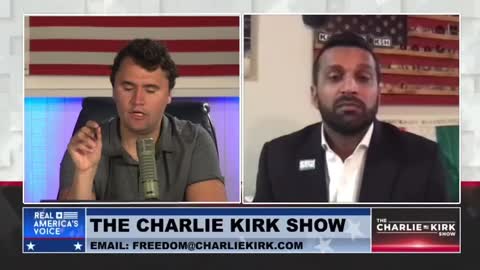 Kash Patel joins Charlie Kirk @ Trump Raid