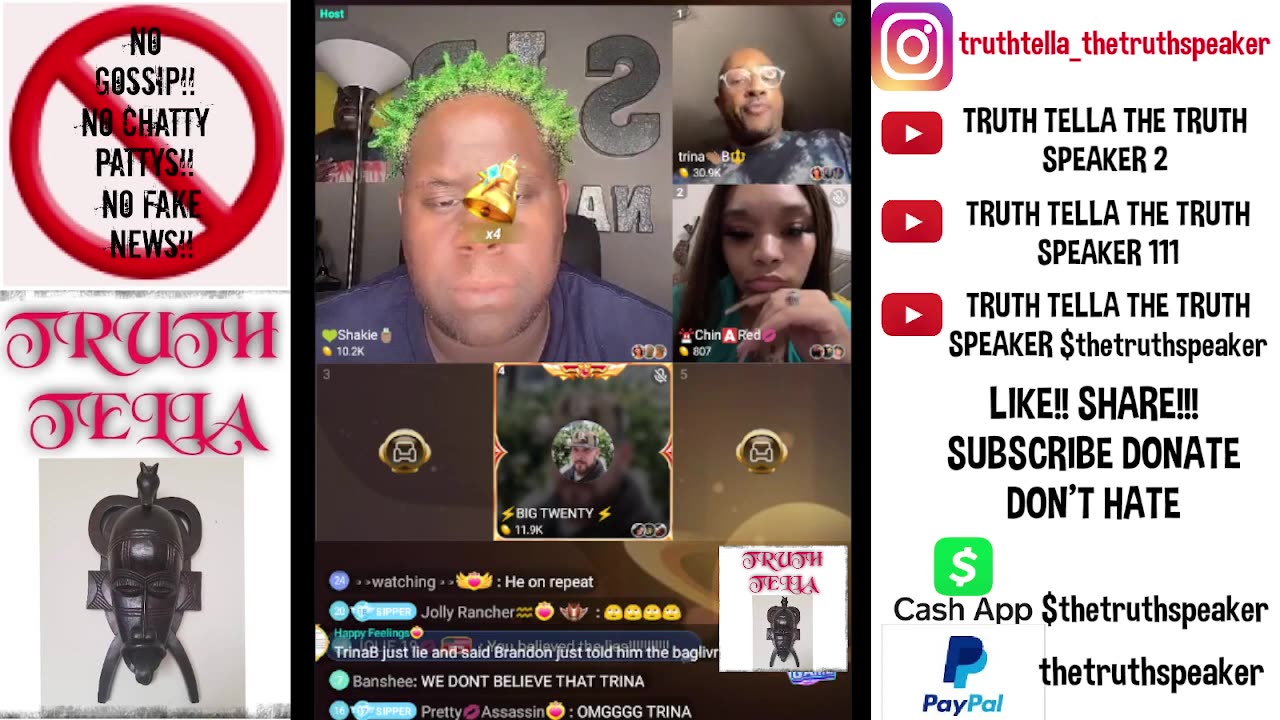 MC SHAKIE PANEL EXPOSING BRANDON KEYZZ AGENCY BIG TWENTY SPEAKS