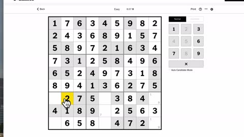Sudoku 2023-05-18 easy