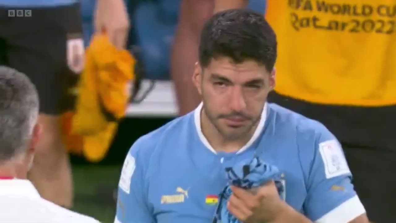 Luis Suárez final last moment at the World Cup