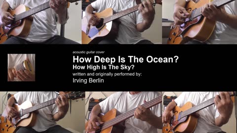 Guitar Learning Journey: "How Deep Is the Ocean?" cover - instrumental