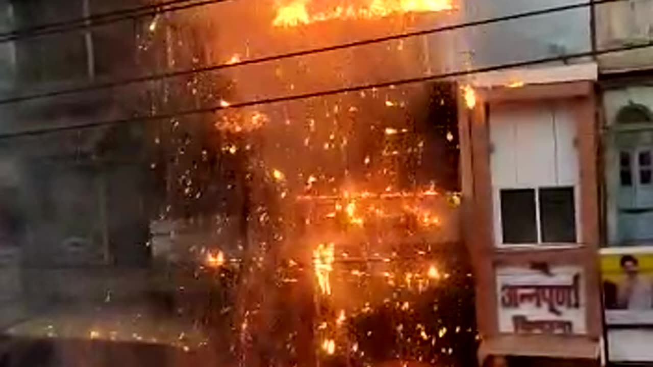 India from Delhi fire