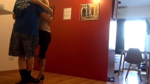 Tango practica with Lena