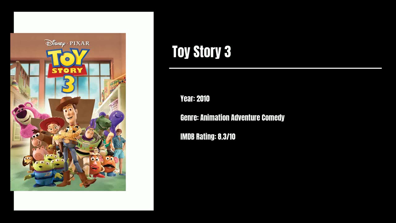 Best Movies To Watch #82 - Toy Story 3