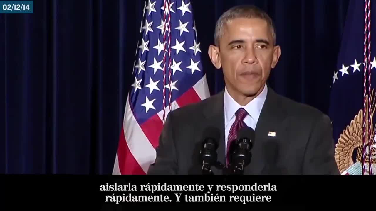 Barack Obama en 2014, el tambien puede predecir el futuro de Covid 19 Coronavirus