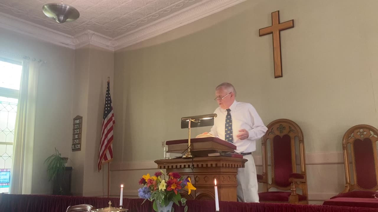 Pastor Jay D. Hobson, Sunday Sermon, Cushman Union Church July 7, 2024