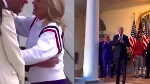 Jill Biden was in France and at the White House at the same time