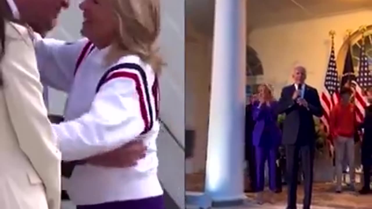 Jill Biden was in France and at the White House at the same time