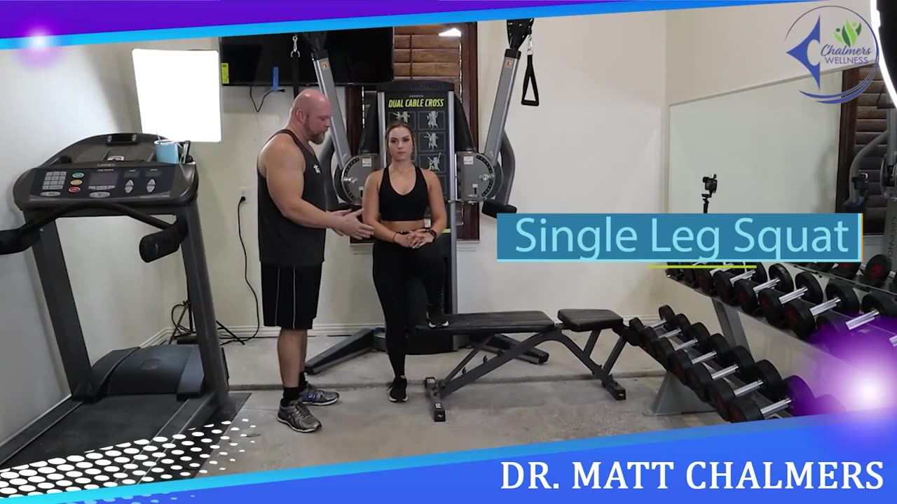 Workouts with Dr. Chalmers: Single Leg Squat Full Cut