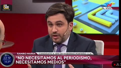 Enojo, presión y amenaza en vivo de Joaquín Morales Sola contra los liberales de argentina