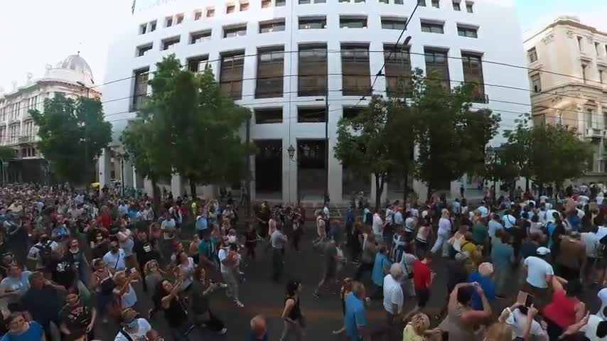 Grecia agosto 2021 - manifestaciones