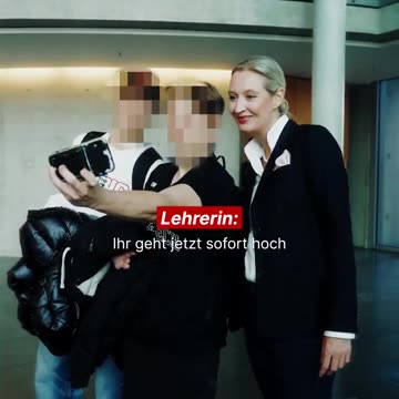 Lehrerin will Selfies mit Alice Weidel verhindern