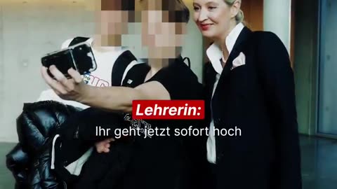 Lehrerin will Selfies mit Alice Weidel verhindern