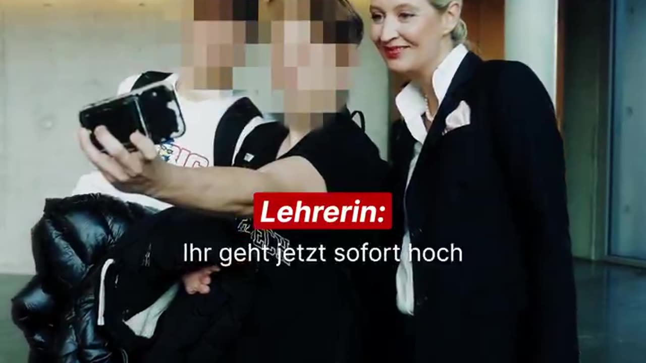 Lehrerin will Selfies mit Alice Weidel verhindern