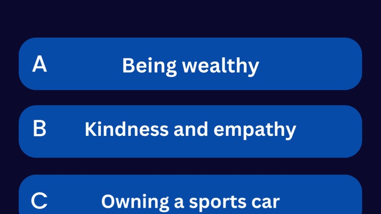 What's an important quality in a potential partner?