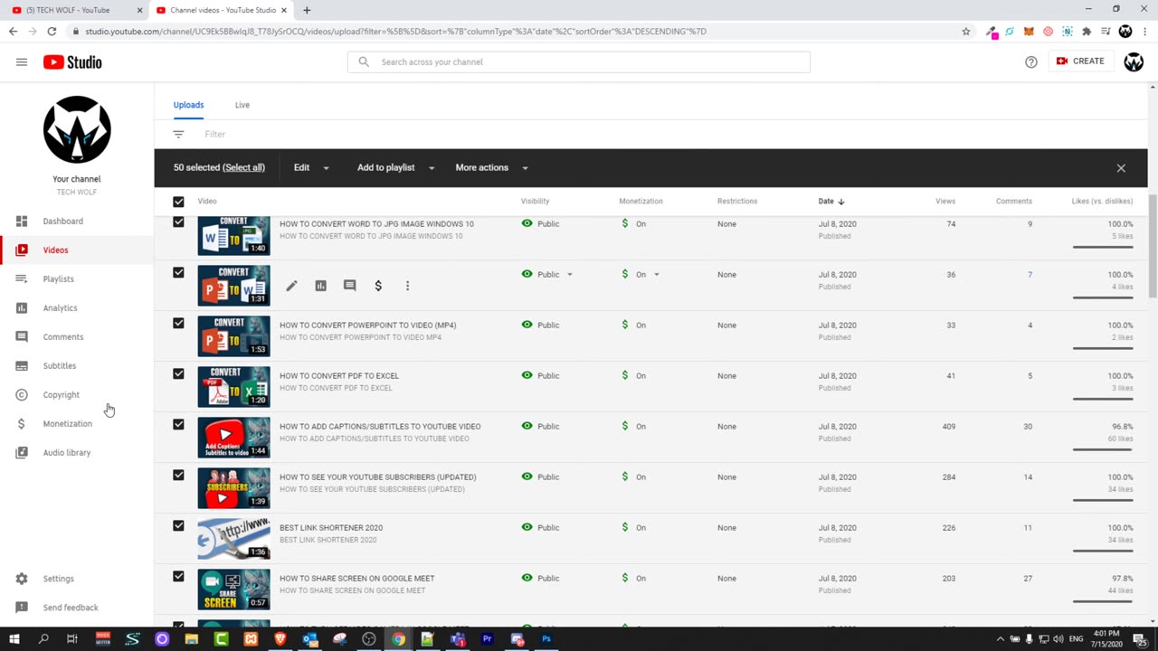How to delete you tube account