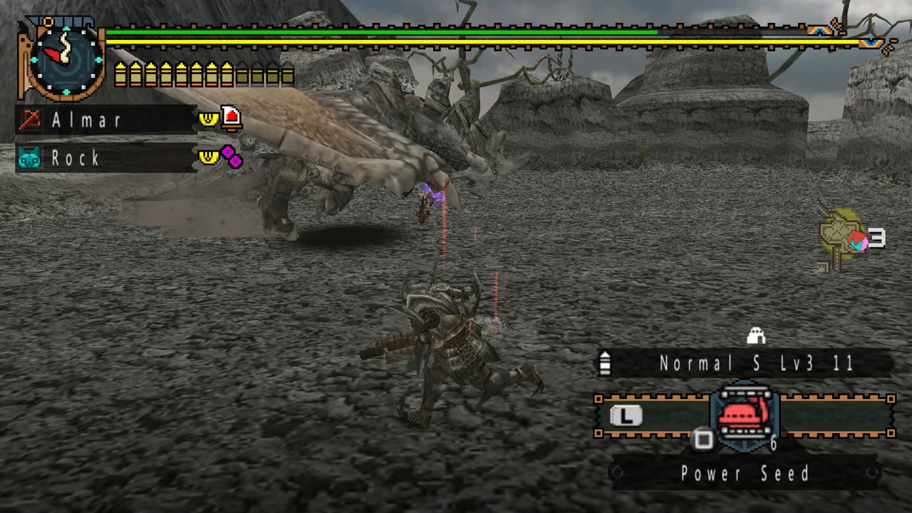 MHFU - Basarios Season (Nekoht 8*) Quest Walkthrough