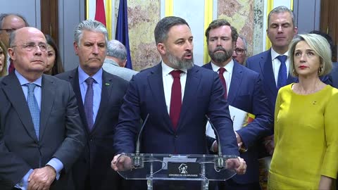 Declaración urgente de Santiago Abascal ante el golpe de estado de Sánchez-El Diestro TV