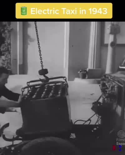 The first Taxi on battery