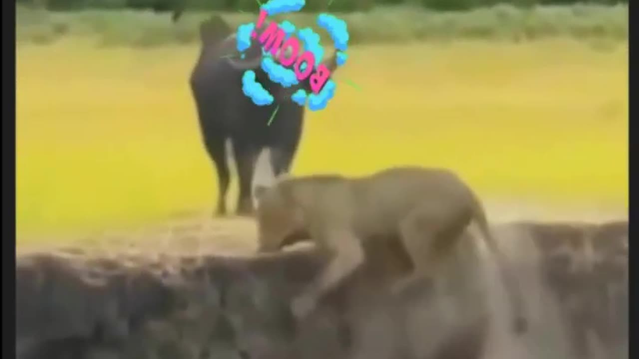 Buffalo Vs Lion Attacks