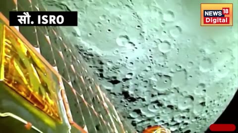 chandrayaan's first video of moon#chandrayaan has send first video of moon