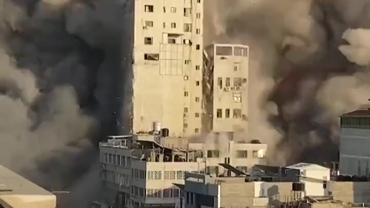 Israel was determined to level this building to ASH.... Wait for it