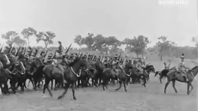 Light-Horsemen in Naming the Federal Capital of Australia March 12th 1913.