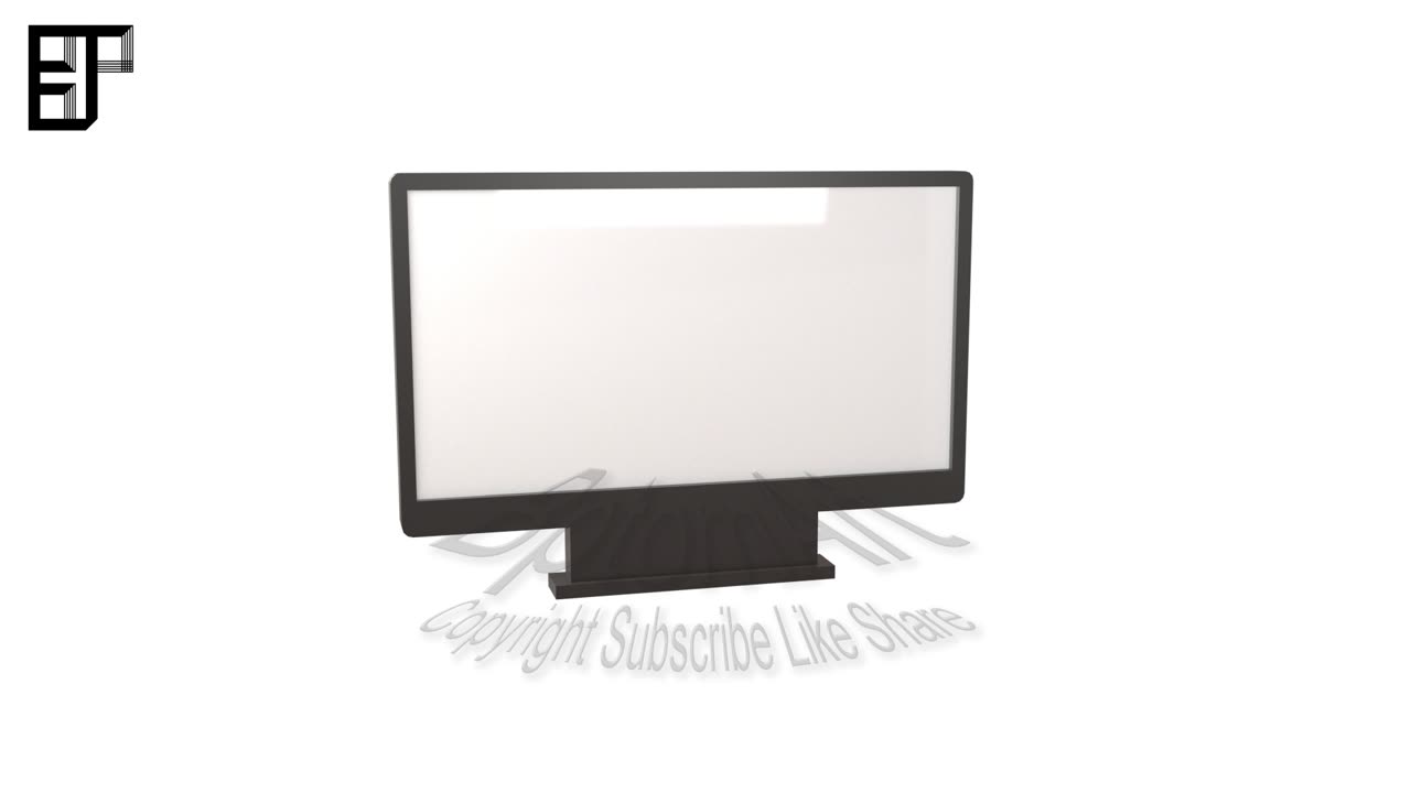 Advertising Display LCD Mockup v5 001 3D Model Showcase