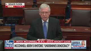 Mitch McConnell on Biden's claims that democracy is on death's door