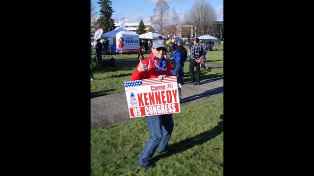 Carrie R. Kennedy Congressional Candidate for CD-2 at GRIT rally