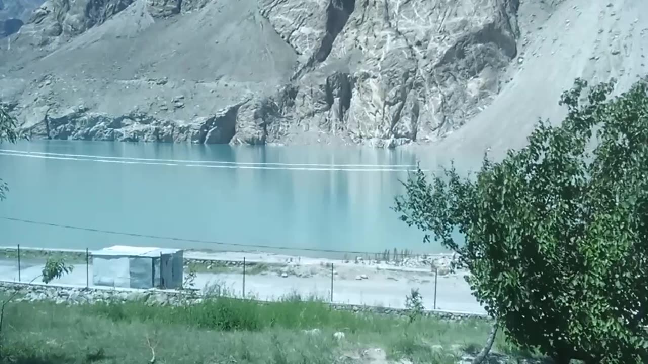 Attabad lake in hunze pakistan