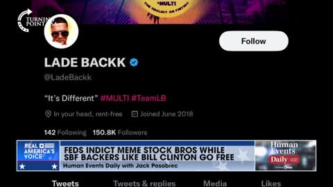 JACK POSOBIEC: Feds indict meme stock bros while SBF backers like Bill Clinton go free