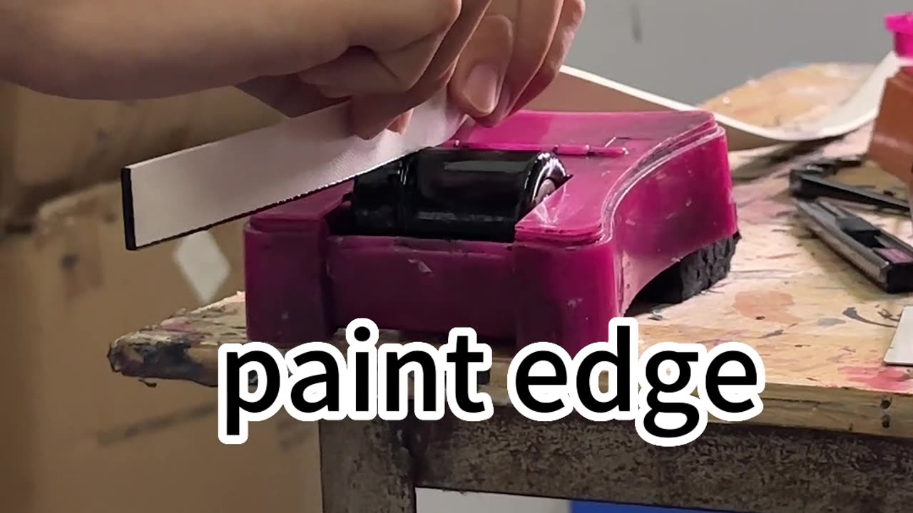 paint edge #fyp #factory #foryou #oem #odm #bagsmaking #manufacturing #hanbagfactory