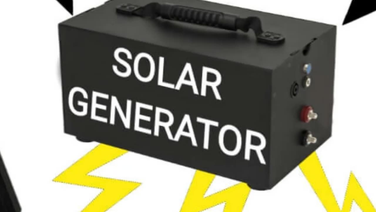 What is a solar generator #solar #energy #renewable #power #technology