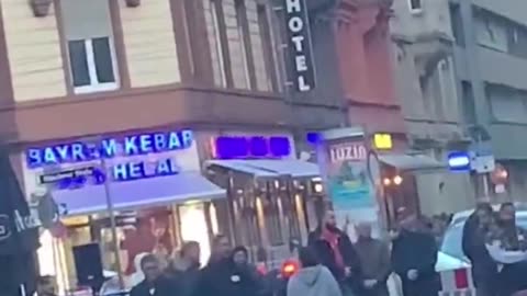 In Germany everyone has to listen to chants of Islamic prayers on streets. Merkel