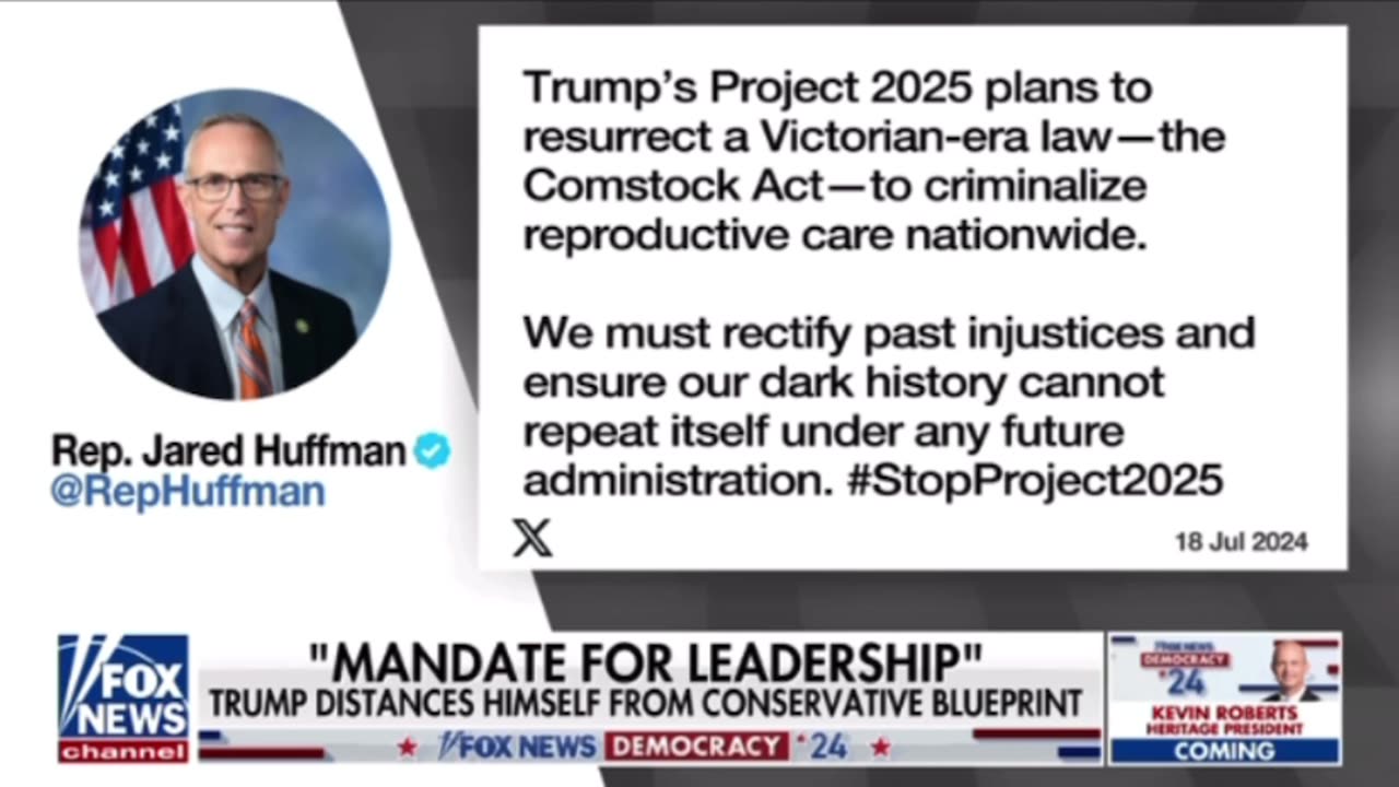 Nothing to see here just the fact that all the Democrats are lying about project 2025