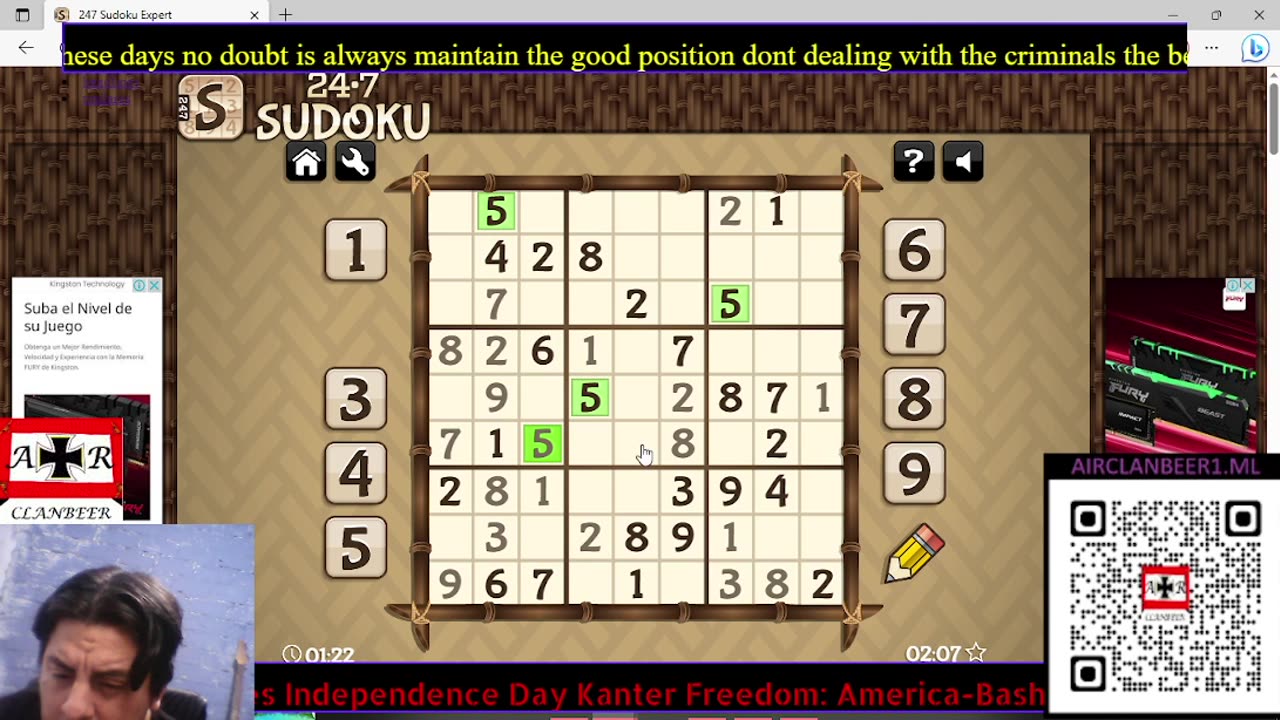 sudoku expert biting deep ;)