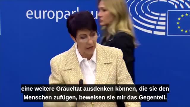 MEP Christine Anderson Blows up on the Vaccine Agenda: "I Will Not Inject a Poisonous Substance into My Body"