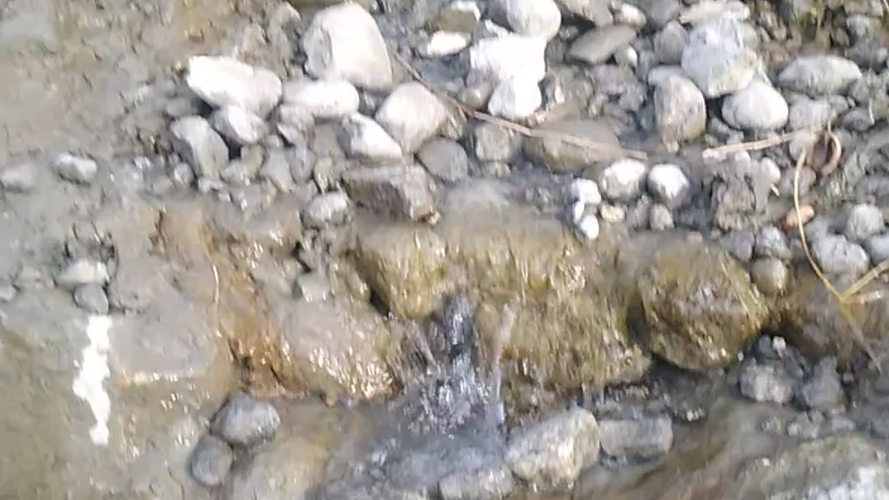 hot water from mountain