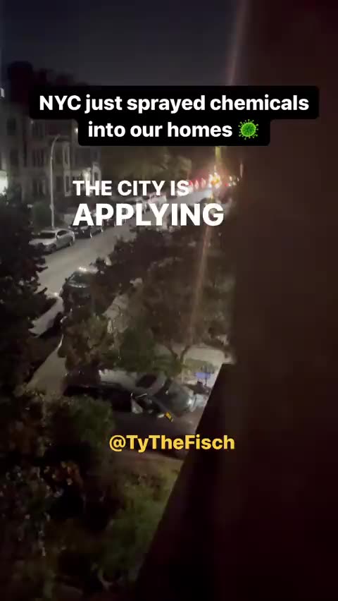 NYC Randomly tells Residents to Go Inside as they Spray Pesticide’s