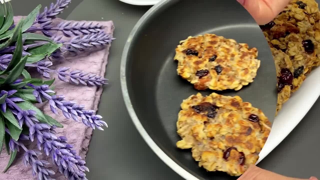 🍎🍏 Biscoitos de maçã Sem açúcar, farinha e ovos!!! No forno ou na assadeira