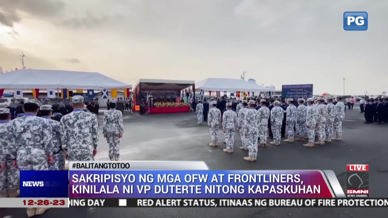 Sakripisyo ng mga OFW at frontliners, kinilala ni VP Duterte