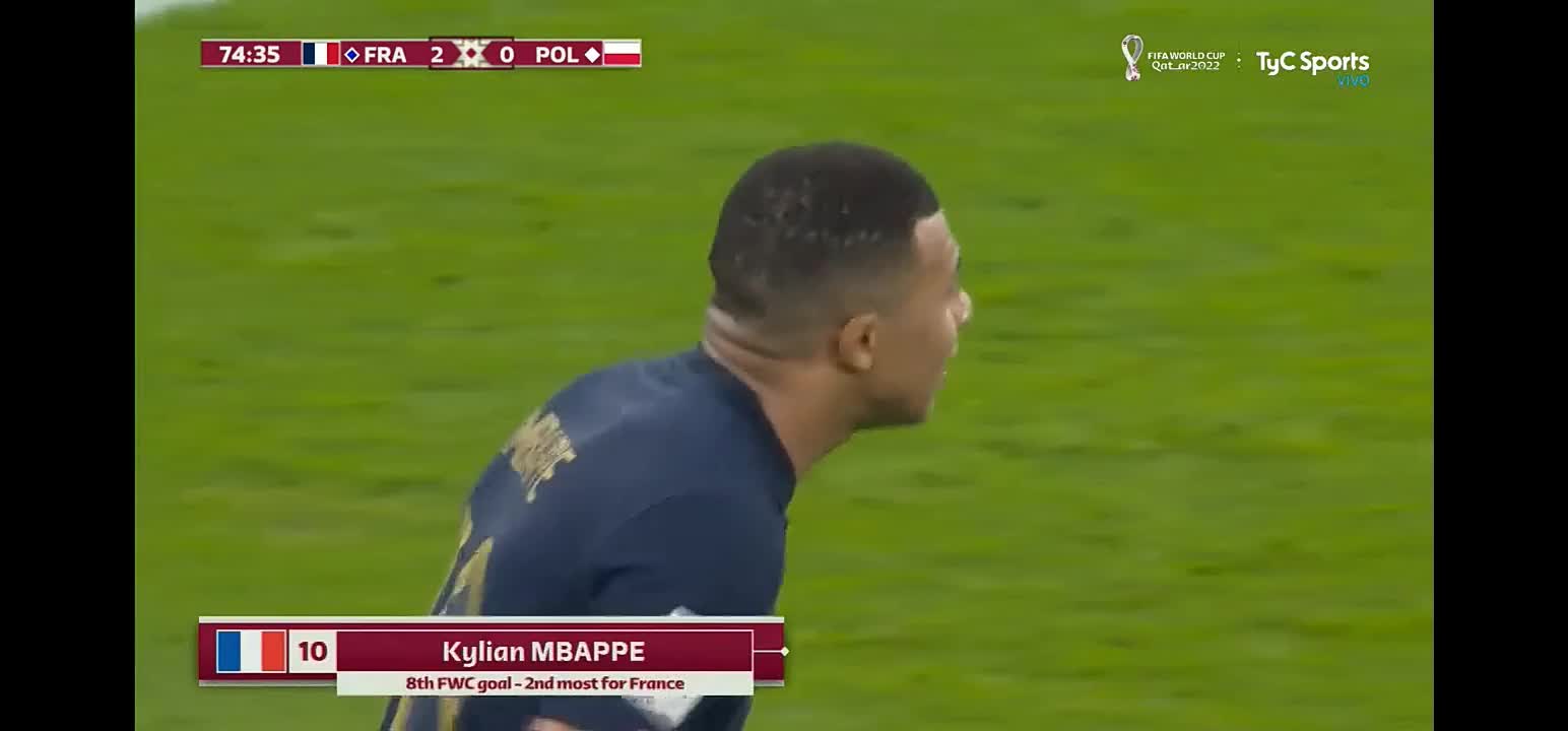 Goal kylan mbape France vs Polandia