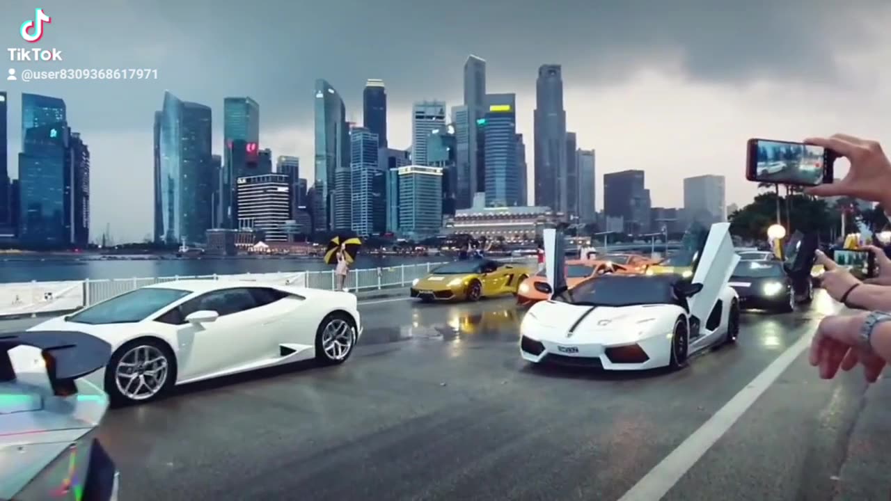 Expensive Car Parade