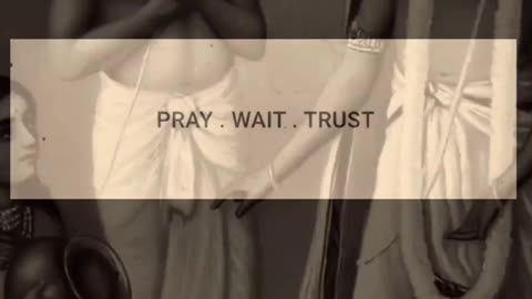 Pray . Wait . Trust 💯