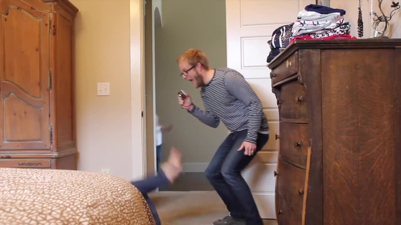 Dad pranks his 6-year-old son twice!